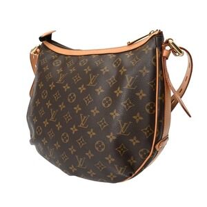 Louis Vuitton Turam Shoulder Brown Canvas Bag Monogram